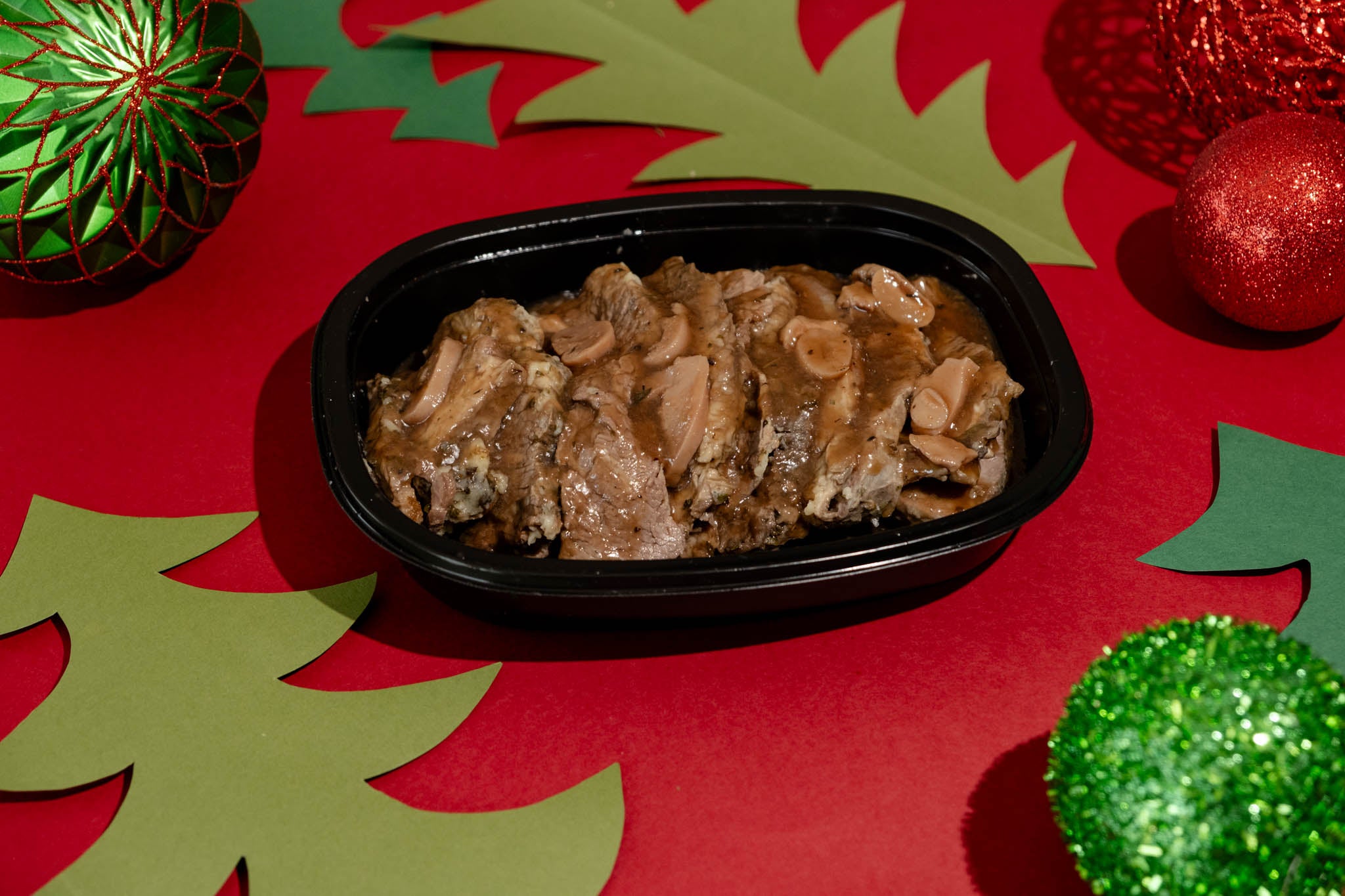 NATAL - Maminha Assada fatiada ao molho madeira