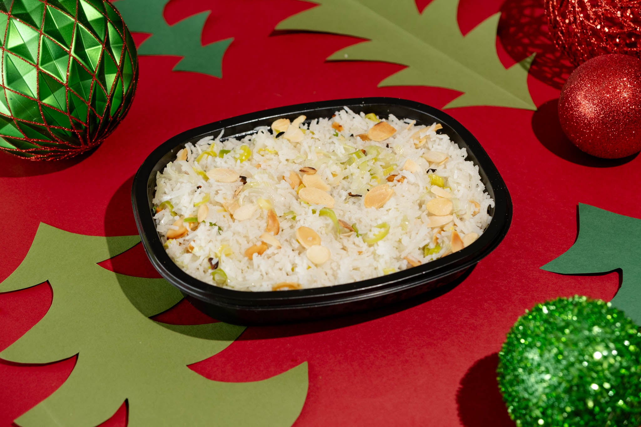 NATAL -Arroz branco com champagne e alho poro