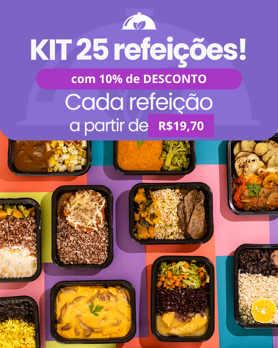 Monte seu Kit - 25 Marmitas
