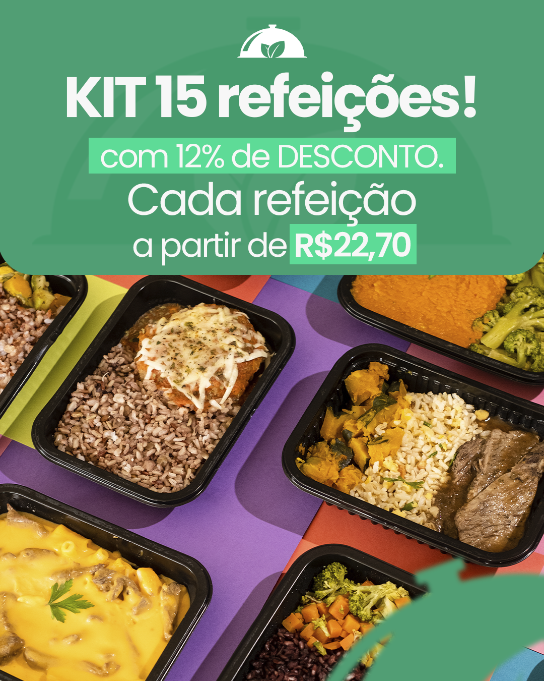 Monte seu Kit - Minimo 15 Marmitas