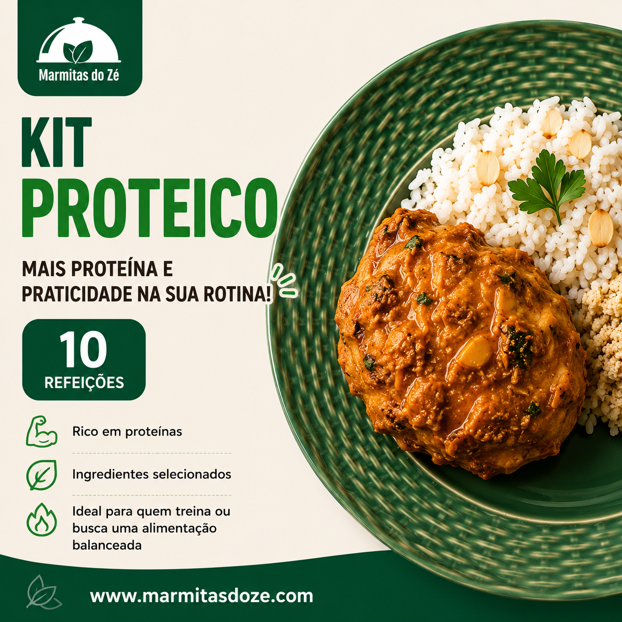 KIT PROTEICO - 10 MARMITAS