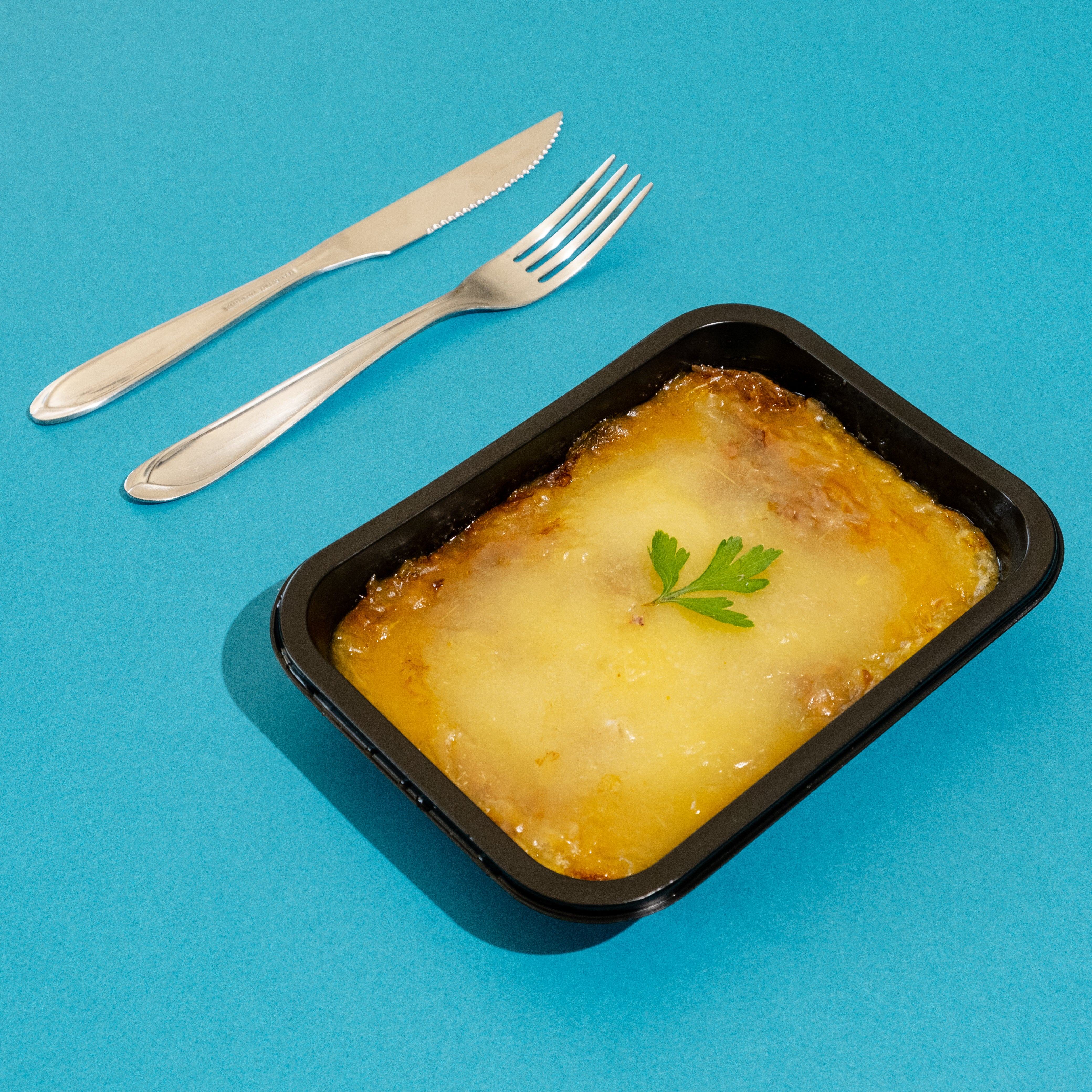 Escondidinho de carne seca com pure de batata inglesa
