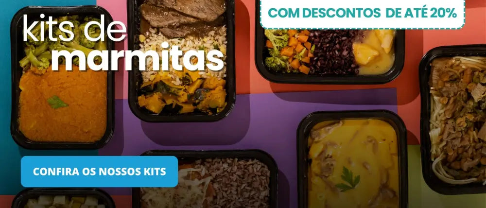 Kit de marmitas saudaveis  com entrega em Indaiatuba